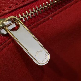 Replica Louis Vuitton Brown Monogram Red Florine Bag