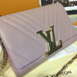 Replica Louis Vuitton Taupe Quilted Chain Louise GM