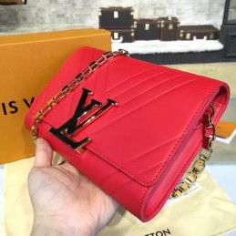 Replica Louis Vuitton Red Quilted Chain Louise GM