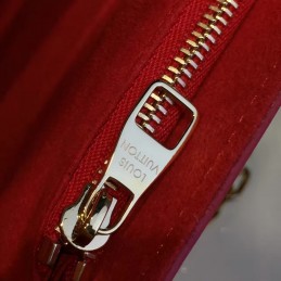 Replica Louis Vuitton Red Quilted Chain Louise GM