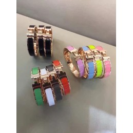 Replica Hermes Multicolor Enamel H Bracelet