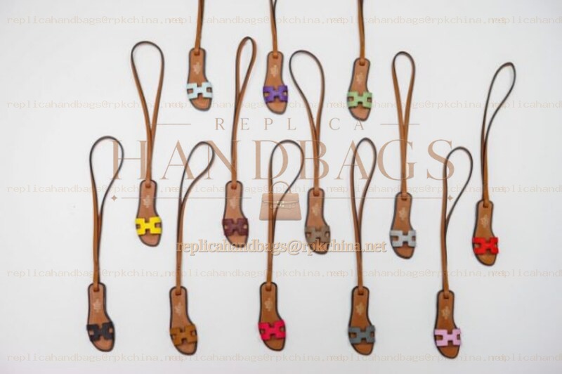 Replica Hermes Multicolor Leather Shoe Charm
