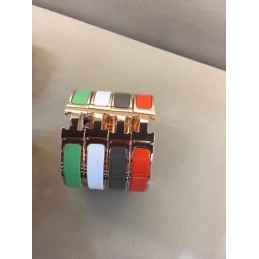 Replica Hermes Multicolor Enamel H Bracelet
