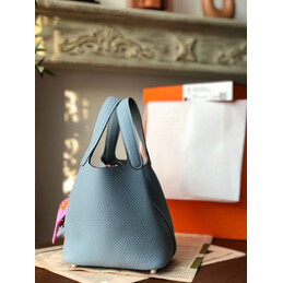 Replica Hermes Gray Pink Twilly Picotin Lock 22 Bag