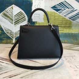 Replica Hermes Black Kelly 32 Bag