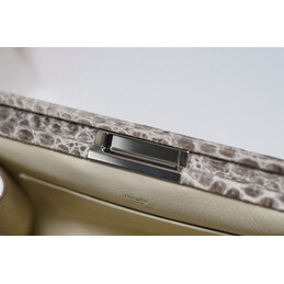 Replica Hermes Gray Crocodile Leather Clic H 21 Bag