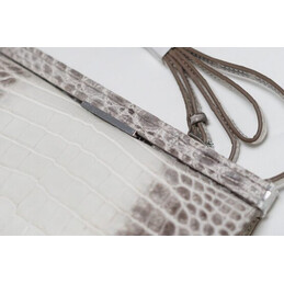 Replica Hermes Gray Crocodile Leather Clic H 21 Bag
