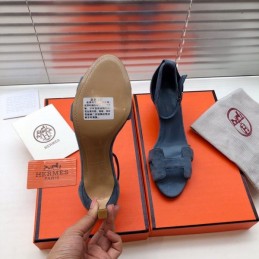 Replica Hermes Blue High Heel Sandal