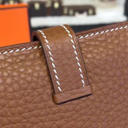 Replica Hermes Brown Bearn Wallet