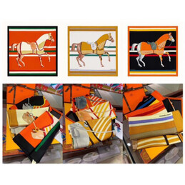 Replica Hermes Navy Equestrian 140cm Silk Scarf