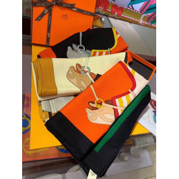Replica Hermes Navy Equestrian 140cm Silk Scarf