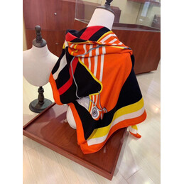 Replica Hermes Navy Equestrian 140cm Silk Scarf