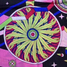 Replica Hermes Black Pink Floral 140cm Silk Scarf