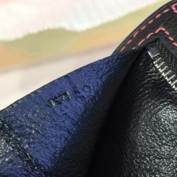 Replica Hermes Navy Blue Bearn Wallet