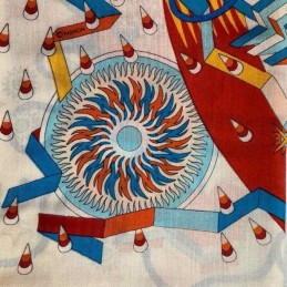 Replica Hermes White Nautilus 140cm Silk Scarf