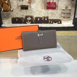 Replica Hermes Gray Bearn Wallet