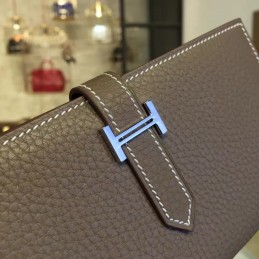 Replica Hermes Gray Bearn Wallet
