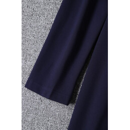 Replica Hermes Navy Scarf Panel Dress