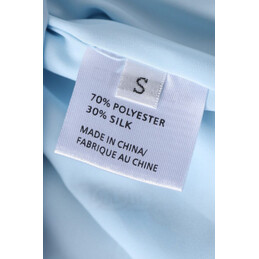Replica Hermes Light Blue Scarf Print Dress