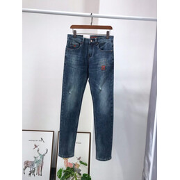 Replica Hermes Blue Slim Fit Denim Jeans