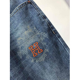 Replica Hermes Blue Slim Fit Denim Jeans