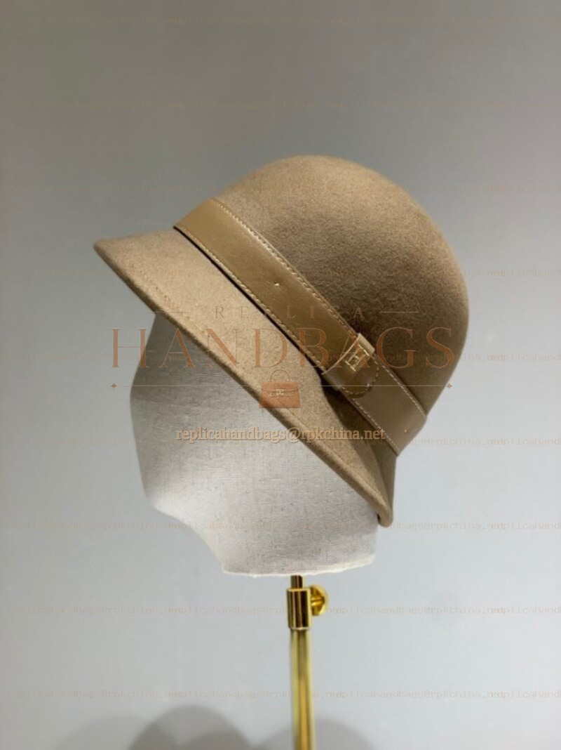 Replica Hermes Beige H Belt Bucket Hat
