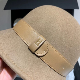 Replica Hermes Beige H Belt Bucket Hat