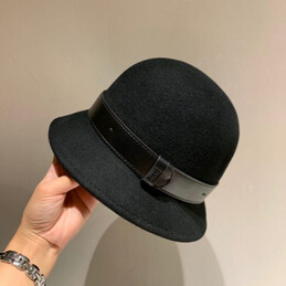 Replica Hermes Black H Belt Bucket Hat
