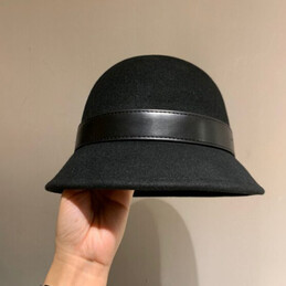 Replica Hermes Black H Belt Bucket Hat