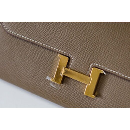 Replica Hermes Gray Constance Long To Go Wallet
