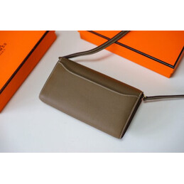 Replica Hermes Gray Constance Long To Go Wallet