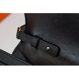 Replica Hermes Black Constance Long To Go Wallet