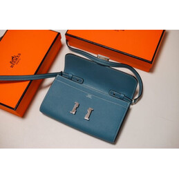 Replica Hermes Blue Constance Long To Go Wallet