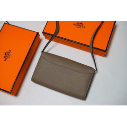 Replica Hermes Etoupe Gray Constance Long To Go Wallet