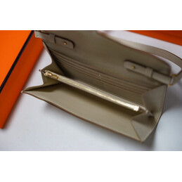 Replica Hermes Cream Constance Long To Go Wallet