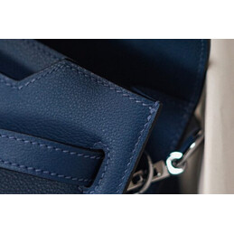 Replica Hermes Navy Blue Kelly Depeches 25 Pouch