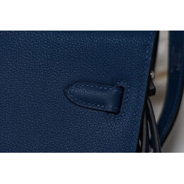 Replica Hermes Navy Blue Kelly Depeches 25 Pouch