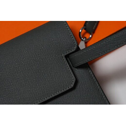 Replica Hermes Dark Green Kelly Depeches 25 Pouch