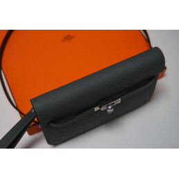 Replica Hermes Dark Green Kelly Depeches 25 Pouch