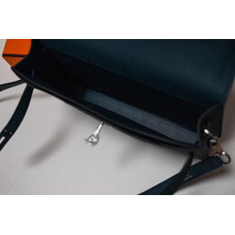 Replica Hermes Teal Kelly Depeches 25 Pouch