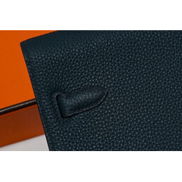 Replica Hermes Teal Kelly Depeches 25 Pouch