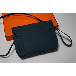 Replica Hermes Teal Kelly Depeches 25 Pouch