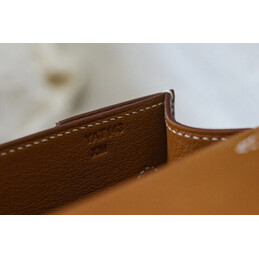 Replica Hermes Tan Kelly Depeches 25 Pouch Palladium Hardware