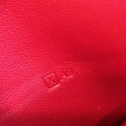 Replica Hermes Red Constance Compact Wallet