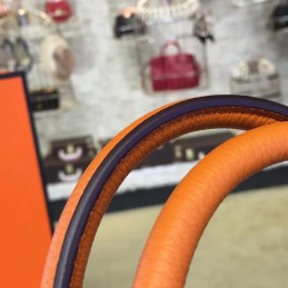 Replica Hermes Navy Tan Garden Party 36 Bag