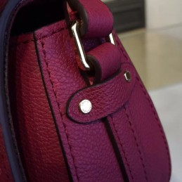 Replica Louis Vuitton Burgundy White Stitch Junot Crossbody Bag