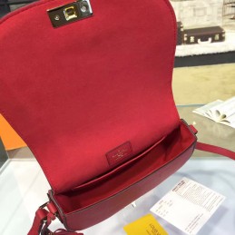 Replica Louis Vuitton Red Black Stitch Junot Crossbody Bag