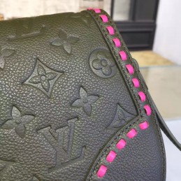 Replica Louis Vuitton Gray Pink Stitch Junot Crossbody Bag