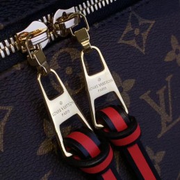 Replica Louis Vuitton Brown Monogram Burgundy Tuileries Besace