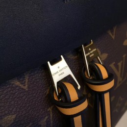 Replica Louis Vuitton Brown Monogram Black Beige Tuileries Besace